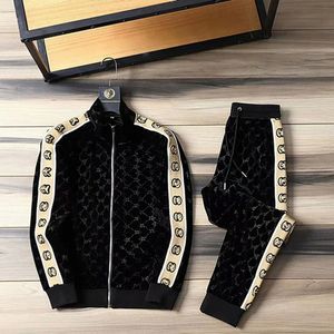 22SS New Mens Tracksuits High Quality Zipper Coats Street Loose Suits mens Designers Hoodies Jackets Pants Fashion Sportswear Jogging Sweatshirts Clothing AA02