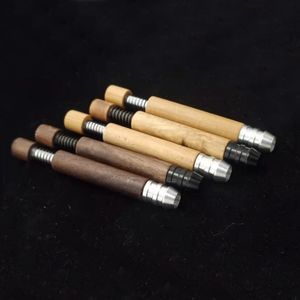 Palenie chłodne naturalne drewniane mini metalowe rury zioła tytoniu rurka ręcznie uchwyt filtra papierosy za ziemianek tasienie tops