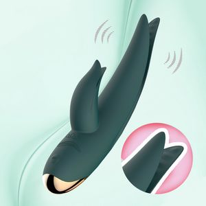 Liberi la nave Bacchetta vibratori per le donne G-Spot Masturbatore Intimo Merci Giocattolo sexy Doppia vibrazione Clitori Stimolatore per massaggio vaginale