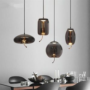 Pendant Lamps Nordic Handmade Glass Aquarium Lights Living Room Kitchen Bedroom Rope Decorative Bar FixturesPendant