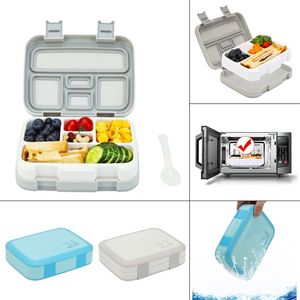 Ящик для ланча для детей Bento Box Microwabable Food Container Студент Детский хранение.