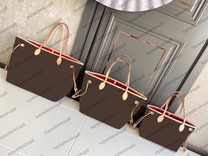 Echte Kuhlädeninnen Frauen Einkaufstasche Handtasche Geldbörse Luxus Designer Leder Kupplung Travel Blumencheck -Umhängetaschen Top Sell Sell Sell