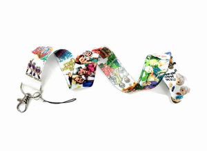 Celas do telefone celular Charms 100pcs Golden Girls Cartoon Chain Keys Strap Keys Mobile cordão Id Id Batcher Rope Anime Keychain Party Gifts For Boy Girl 2022 #011