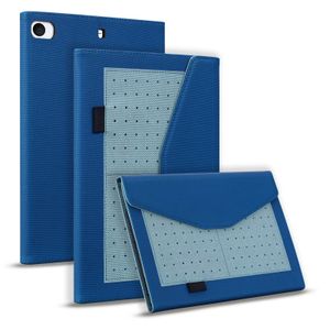 Custodia tablet in pelle PU per Apple iPad Mini 6/5/4/3/2/1 8,3/7,9 pollici - Cover con cavalletto ribaltabile tripla business con doppio angolo di visione e slot per schede