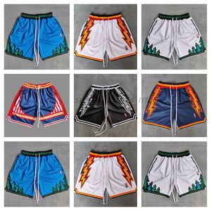 Printed Basketball Shorts Curry Team Trillest shorts 2021-2022 City Zip pocket Black White Blue
