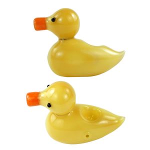 Smoking Pipes Accessories Unique Style Glass Pipe Duck Design Hand Bubbler Water Bong