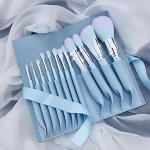 NXY Makeup Brushes 12pcs Brush Set Pro Beauty Cosmetic Foundation Powder Make Up Blushes Eyeshadow Tool 0406