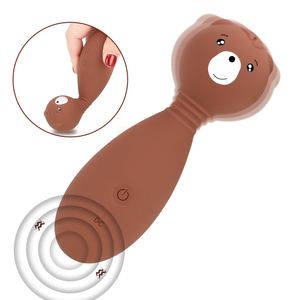 12 centimetri sexyy orso vibratori per le donne capezzolo stimolatore del clitoride vaginale plug anale dildo masturbatore femminile giocattoli erotici negozio sexy