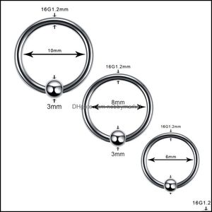 Smycken ögonbryn smycken kropp 40st kirurgiskt stål bk näs tunga bar labret piercing set hästsko ring parti pack släpp leverans 2021 eb40u