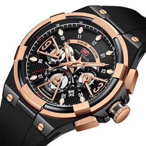 Relógios de pulso Assista a homens Multifunction Sport Wrist Watches RELOJ HOMBRE REGROGIO REGROGIO MASCULINO BLACK SILTRAP 0402WRISTWATCHES