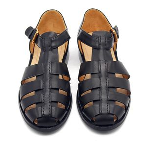 Wholesale men gladiator sandal leather resale online - 2022 Rome Gladiators Handmade Vintage Cow Leather Men Sandals Fashion Mens Shoes