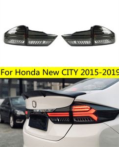 Acessórios de iluminação para Honda New City 20 15-20 19 Luz de traseira LED DRL DRL Running Signal Brake Revertendo estacionamento Facelift Facelift