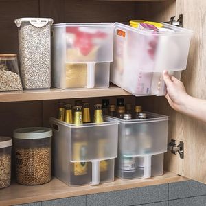 Opbergdoos Keuken Nuttig Plastic Diversen Kruiden Opslag Mand Desktop Draagbare Afwerking Organizer Storage Container Bottles Jars