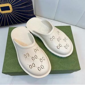 Slippers luxury slippers brand designer Women Ladies Hollow Platform Sandals made of transparent materials fashionable sexy lovely sunny beach woman 2023