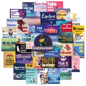 50PCS/Set Car Stickers Fun inspirational For Skateboard Baby Scrapbooking Pencil Case Diary Phone Laptop Planner Decoration Book Album Kids Toys DIY Decals