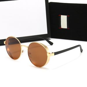 Men's and Women's Polarized Sunglasses 2022 New Round Resin Lens PC Frames Anti-UV Retro Metal Fashion Items