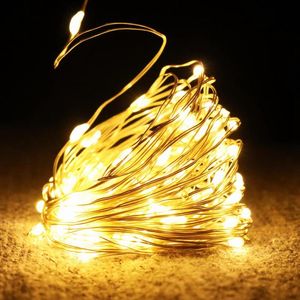 Strings Led Garland Fairy Lights Copper Wire 1M 2M 5M10M Battery Lighting For Christmas Bedroom Wedding Party DecorationLEDLEDLED