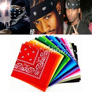 Brand Unisex Hijab Scarf Men Hip Hop Bandana Women Black Hair Head Paisley Sjaal Muffler