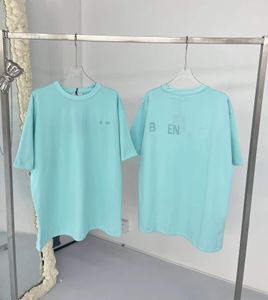 Мужские футболки Mint Green Letter Emelcodery T Roomts Men Fashion Fashion Fort