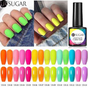 NXY -Nagelgel Neon polnische Läcken Hybrids für Maniküren fluoreszierende halb dauerhafte UV -LED Soak Off Art Design 0328