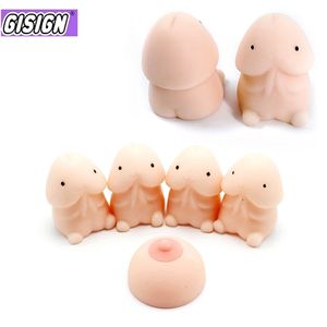 Squishy Pene Pene Forma Giocattolo Aumento Sollievo dallo stress Rimbalzo lento PU Decompressione Rilassamento Pressione Giocattoli Regali interessanti 220629