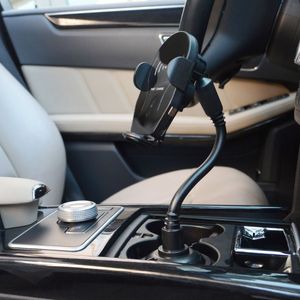 Bezprzewodowa szybka ładowarka Cup Puchar Telefon Montaż Automatyczny Infrared Smart Czujnik Kompatybilny z Samsung Galaxy Z Fold 3/2 iPhone 13 12 11 x 8 Pro Max