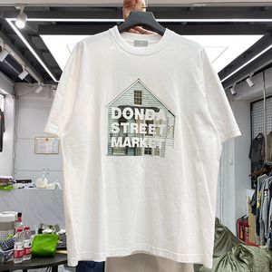 Camiseta Tee Casa Impresso Homens Mulheres 1 Alta Qualidade T-shirt de Manga Curta Tops