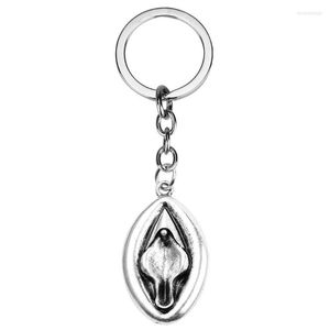 Keychains 2022Peculiar Male Reproductive Organ Keychain Penis Den kvinnliga nyckelkedjan Sex Pendel Par Xmas Fashion Enek22