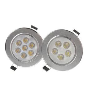 Dimmable LED Downlight AC110V 220v 7W/5W/4W/3W cool white/Warm White/White Spotlight Ceiling Recessed Home Lighting Fixture