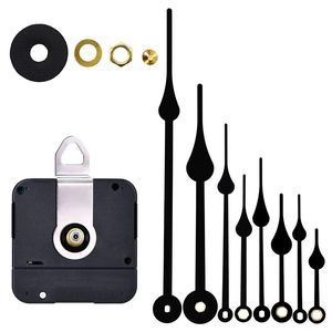 Kit di strumenti di riparazione Meccanismo di movimento al quarzo a coppia elevata con albero lungo da 31 mm con 4 paia di lancette Sostituzione di parti di orologio da parete fai-da-teKit di riparazioneRepa