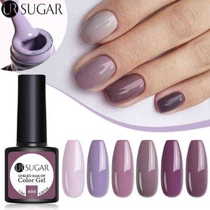 NXY Nail Gel 7 5ml Polsk naken ljus Lila professionell färg suga av UV LED-lack Nyaste Fashion Paint 0328