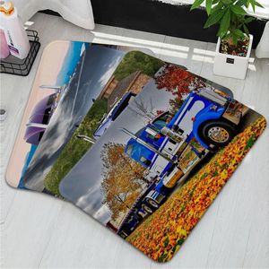 Mattor Kenworth Room Mats er Anti-Slip Modern Living Balcony Tryckt El Decor Matcarpets