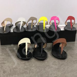 High Quality 2022 designer slides Women slippers flip flops Leather WomenG sandal with Double Metal Black White Brown G' Summer Beach Sandals bee#122