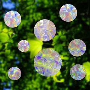 Sun Catcher Wall Stickers Rainbow Window Mirror Sticker Bedroom Decoration Decal for Home Decor Maker 220512