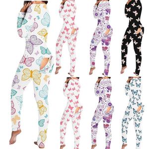 Racing Jackets Comfort Women Sleepwear Bubutton Back Flap V-Neck Jumpsuit Skinny Rompers Thermal Playsuits Clothing Sexig bodysuitsracing