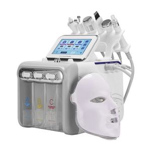 أجهزة العناية الوجه Pro 7 في 1 Hydra Dermabrasion Aqua Peel Clean Skin Bio Light RF Vacuum Cleaning Hydro Mater Oxygen Peel Machine