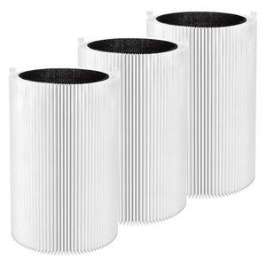 Air Purifiers 3 Pack Pure 411 Replacement Filter Particle And Activated Carbon For Blueair Blue 411, 411+ & Mini