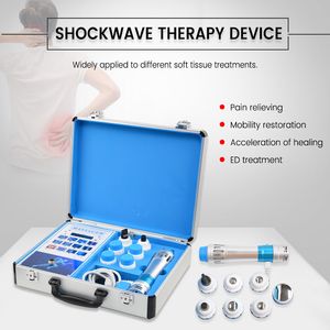 Professional Shockwave Pain Relief Massager Electromagnetic Extracorporeal Focus Shock Wave Box ED Treatment Slimming Physiotherapy Machine With Massage Head