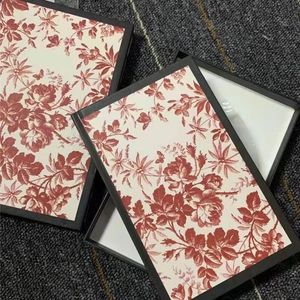 Vintage Designer Floral Notepads Office Business Boek Notebook Gift Hardcover Blanco Pagina Dagboek Notebooks Met Doos