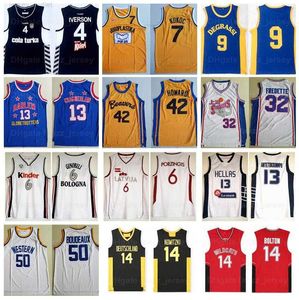 Moive Basketball Forma Koleji 42 Scott Howard 4 Allen Iverson 9 Jimmy Brooks 13 Wilt Chamberlain 7 Toni Kukoc 6 Manu Ginobili 32 Jimmer Fredette 50 Butch Boudeaux