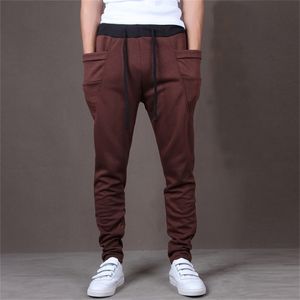 Casual Men Pants Unique Big Pocket Hip Hop Harem Pants Quality Outwear Sweatpants Casual Mens Joggers TOP HERE Men's Trousers LJ201222