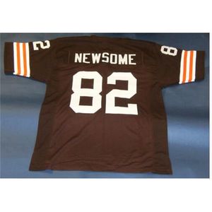 MIT MENINOS CUDDADOS MUNIMAS VINTAGEM #82 Ozzie Newsome Jersey Size S-4xl ou personalizado qualquer nome ou número Jersey