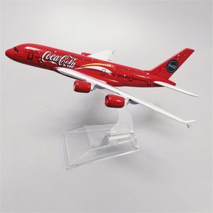 Legierung Metall Red Air Malaysia Airlines A380 Dascast Flugzeugmodell Airbus Luftflugzeugmodellmodell Flugzeug cm Spielzeug