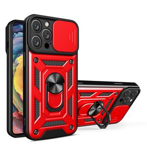 Phone cases 2 in 1 shockproof protection For LG STYLO 7 5G 4G with push pull camera close window car magnetic bracket ring protective cover