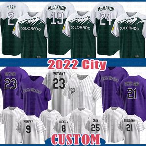 Colorado Kris Bryant Baseballtrikot Charlie Blackmon C.J. Cron Yonathan Daza Sam Hilliard Garrett Hampson Chad Kuhl Deutscher Marquez Robert Stephenson Kyle Freeland