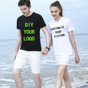 Мужские футболки индивидуально настраиваемая логотип с печать