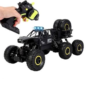 Paisible Rock Crawler 4WD Off Road RC Car Máquina de brinquedo de controle remoto no Radio Control 4x4 Drive Car Brinquedo para meninos 5514 220815