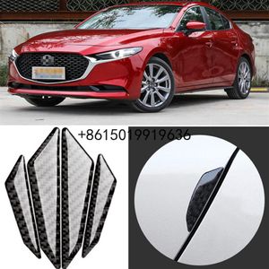 Wholesale mazda 5 resale online - For Mazda cx cx cx Car Side Door Edge Guard Bumper Trim Protector PVC carbon fiber Stickers2368