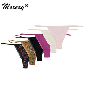 9 Pieces Sexy Lace Womens G-String Solid Female G Thong Lingerie Size S XS M L Low Waist Panties Plus Size Seamless Underwear LJ201225