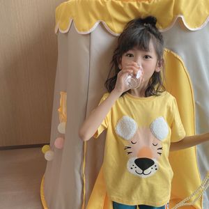 高品質の男の子Tシャツ漫画プリントガールズティーチルドレントップス夏の子供の服のための短袖の服